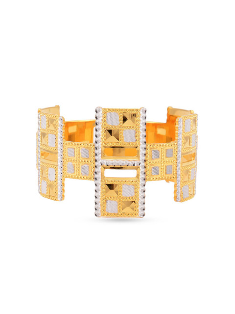 

Tistabene Women Gold-Toned Brass Gold-Plated Kada Bracelet