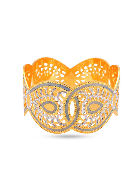 

Tistabene Women Gold-Plated White Brass Kada Bracelet