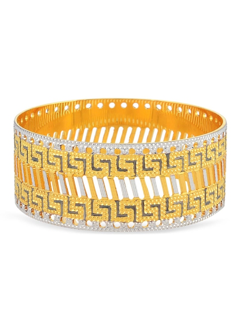 

Tistabene Women Gold-Plated White Brass Kada Bracelet
