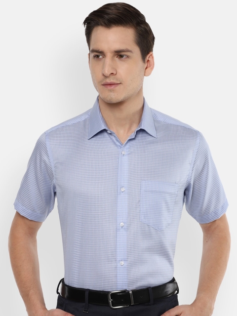 

Van Heusen Men Blue Regular Fit Formal Shirt