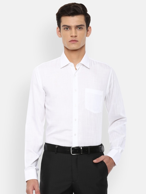 

Van Heusen Men White Slim Fit Pure Cotton Formal Shirt