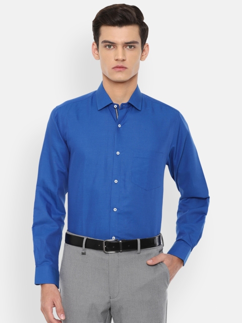 

Van Heusen Men Blue Formal Shirt