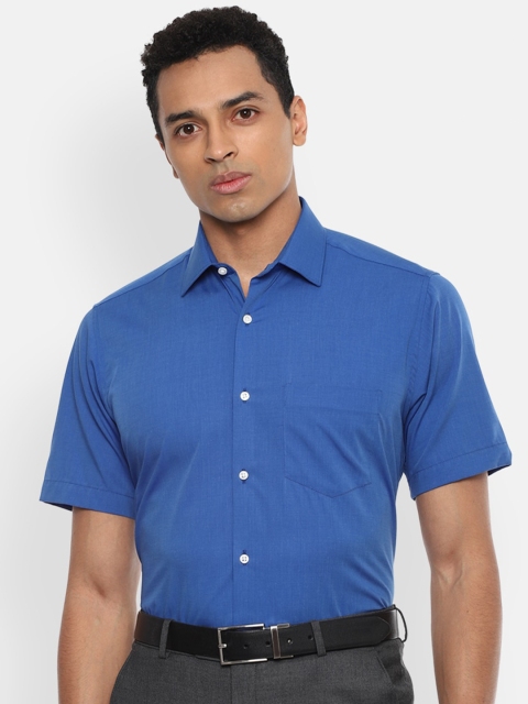 

Van Heusen Men Blue Formal Shirt