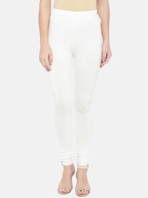 

Ethnicity Women Off-White Cotton Churidar