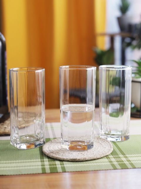 

Ocean Set of 6 Transparent Solid Dishwasher Safe Water Glass