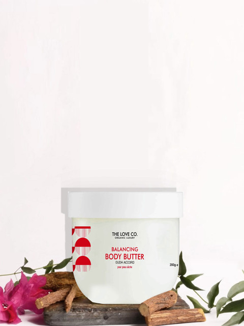 

THE LOVE CO. Balancing Oudh Accord Body Butter 200g, White