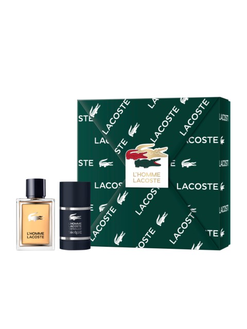 

Lacoste Men LHomme Gift Set - Eau de Toilette & Deo Stick, Gold