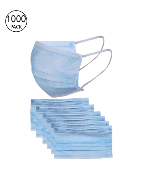 

OOMPH Pack Of 100 Blue Solid 3-Ply Surgical Mask