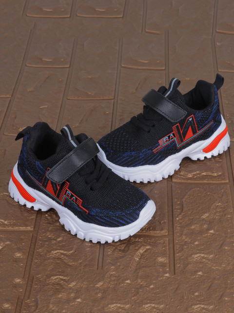 

FEETWELL SHOES Unisex Kids Blue Sneakers