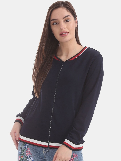

Cherokee Women Navy Blue Varsity Jacket