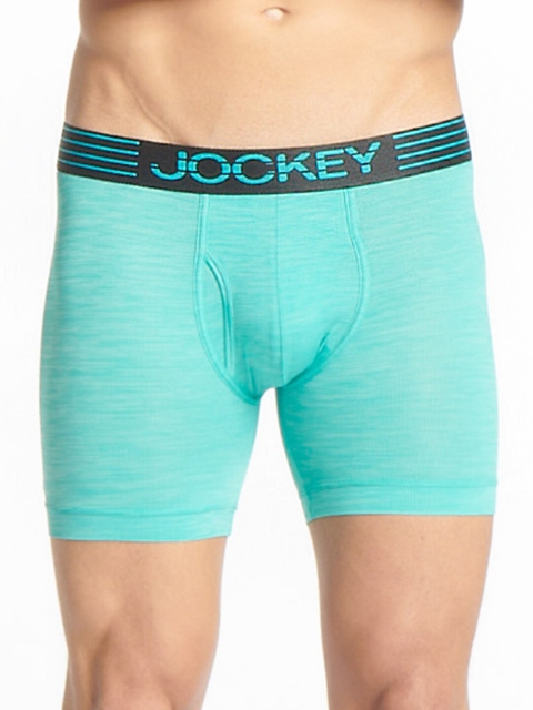 

Jockey Men Blue Boxer Brief