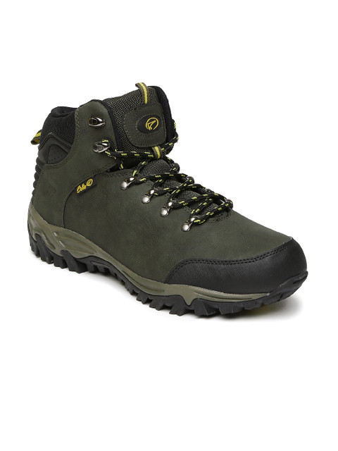 

Boltio Men Olive Trekking Shoes