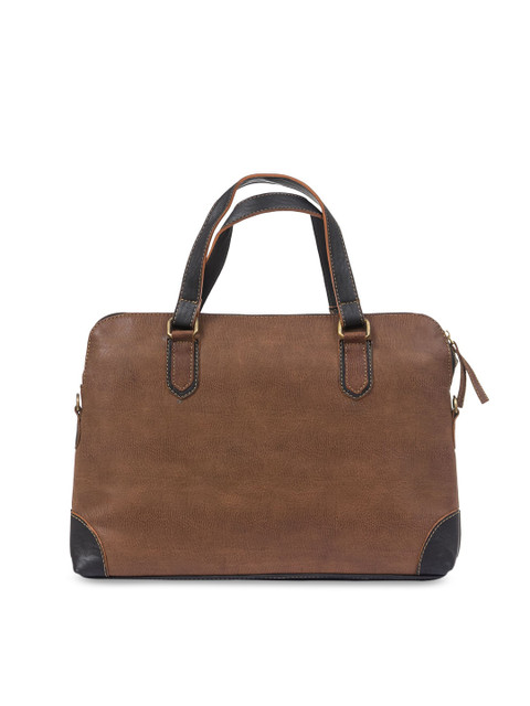 

BandBox Brown PU Structured Shoulder Bag