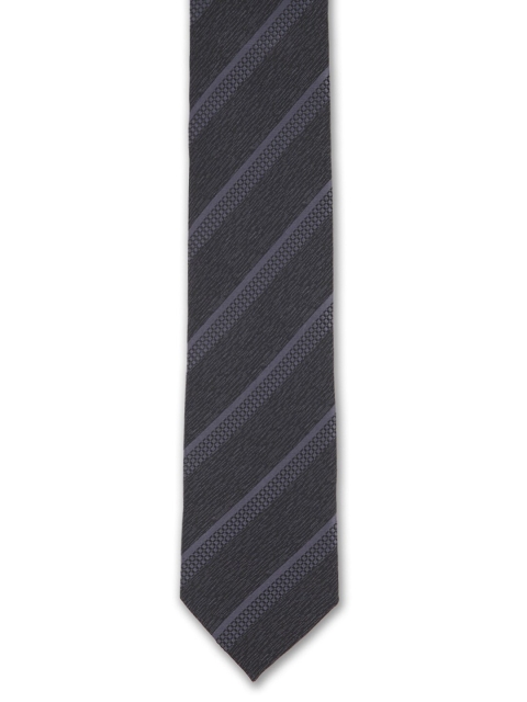 

Van Heusen Men Grey Printed Skinny Tie