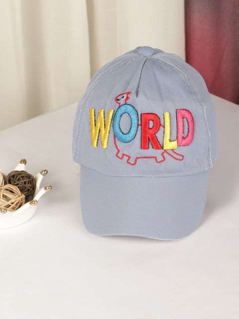 

PASSION PETALS Boys Blue & Grey Embroidered Baseball Cap
