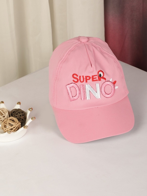 

PASSION PETALS Girls Pink & White Baseball Cap For Kids