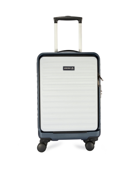 

THE ASSEMBLY Blue & Grey Hard Cabin Trolley Bag