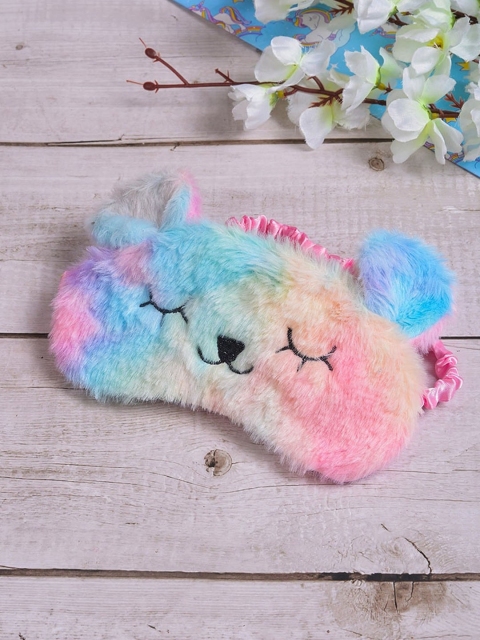 

POPLINS Kids Pink & Blue Tie & Dye Pure Cotton Eye Mask