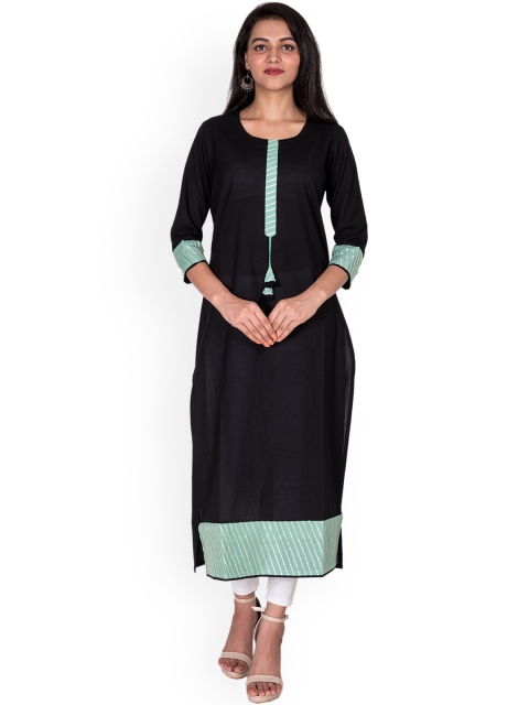

Swasti Women Black Solid Kurta