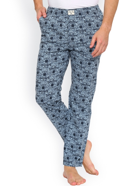 

Urban Dog Blue Printed Slim Fit Pyjamas UDPYJ02