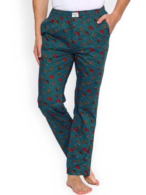 

Urban Dog Green Printed Slim Fit Pyjamas UDPYJ03