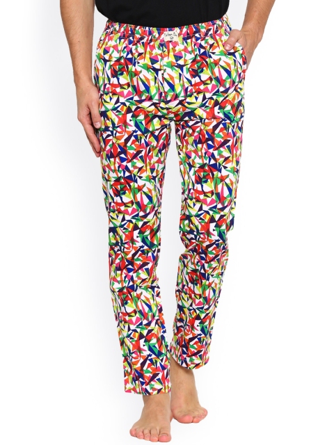 

Urban Dog Multicoloured Printed Slim Fit Pyjamas, Multi