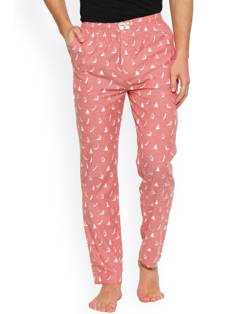 

Urban Dog Peach-Coloured Printed Slim Fit Pyjamas