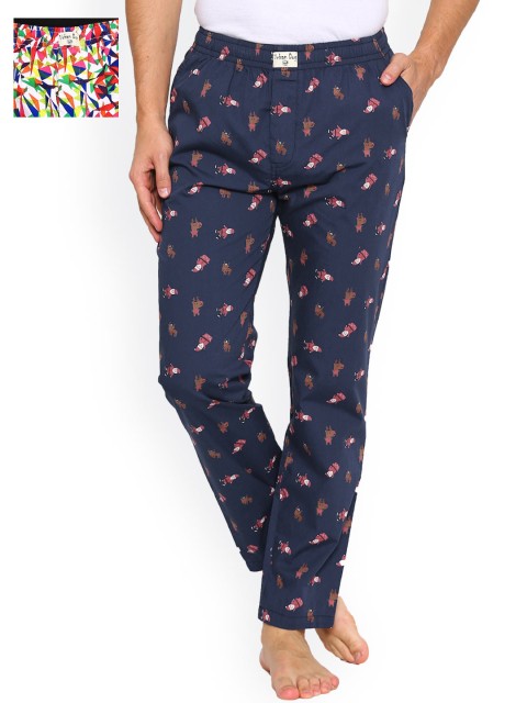 

Urban Dog Pack of 2 Printed Slim Fit Pyjamas, Multi