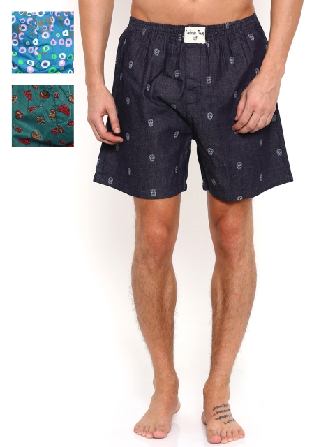 

Urban Dog Pack of 3 Printed Boxers UDBX05, Multi