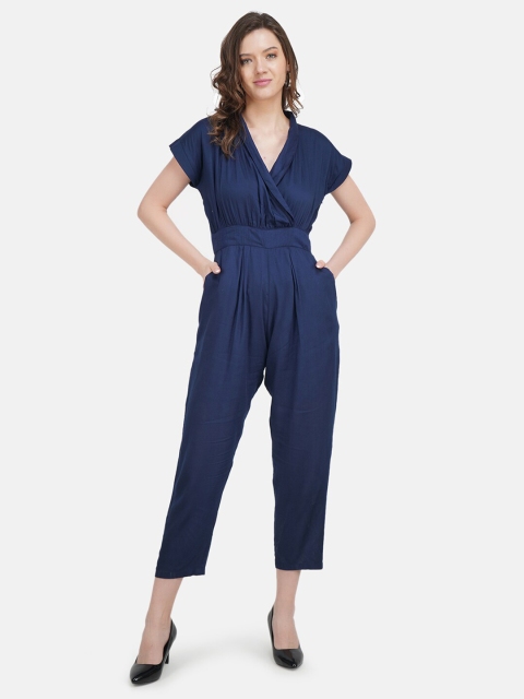 

STALK Blue Culotte Jumpsuit