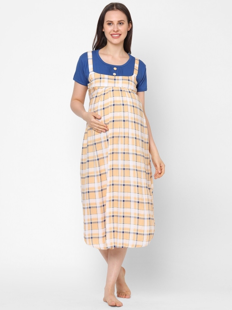 

Sweet Dreams Yellow Checked Nightdress