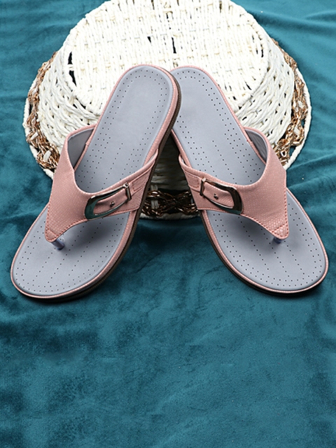 

THE WHITE POLE Women Pink Open Toe Flats