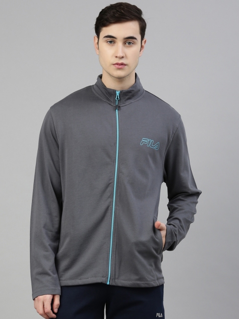 

FILA Men Grey Running Sporty Jacket