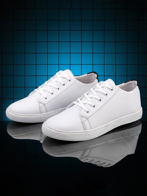 

Woakers Men White Superman Sneakers