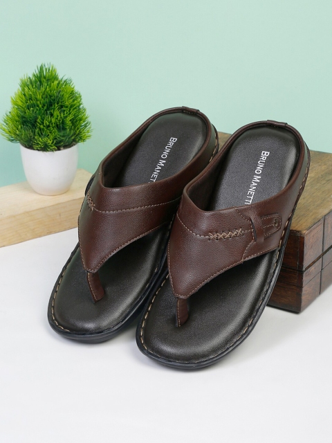 

Bruno Manetti Men Tan Comfort Sandals