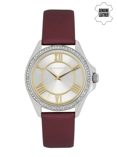 

GIORDANO Women Silver-Toned Analogue Watch F2747-01