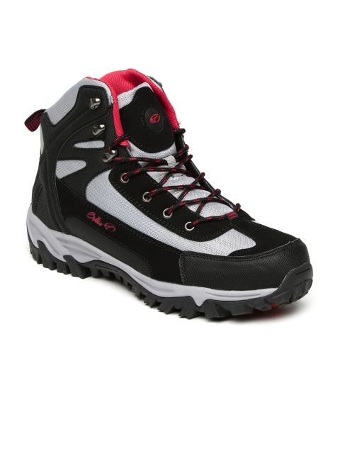 

Boltio Men Grey & Black Trekking Shoes