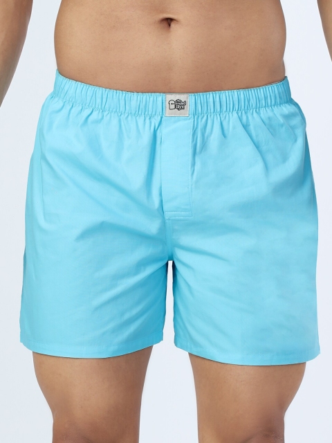 

The Souled Store Men Blue Solid Boxers