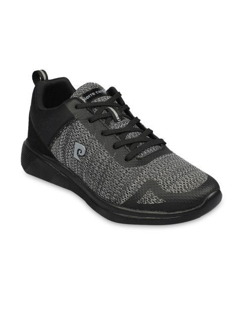 

pierre cardin Men Black Mesh Running Shoes