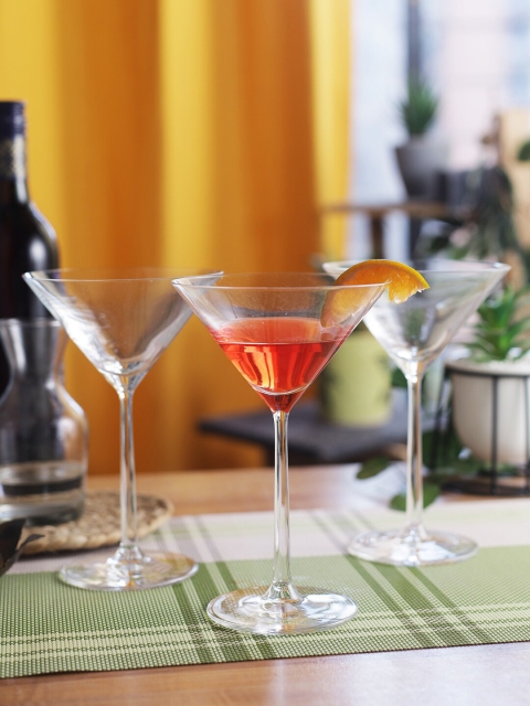

Lucaris Set of 6 Transparent Martini Cocktail Glasses 230 ml Each