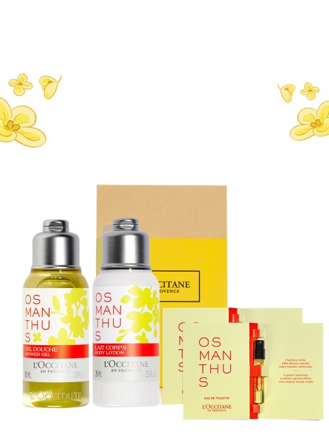 

LOccitane en Provence Transparent Osmanthus Travel Pack, Yellow