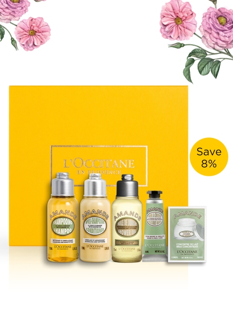 

LOccitane en Provence Goodness of Almond Bath & Body Set, Gold