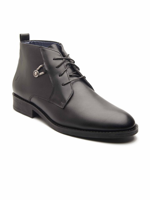

MICHAEL ANGELO Men Black Solid Formal Shoes