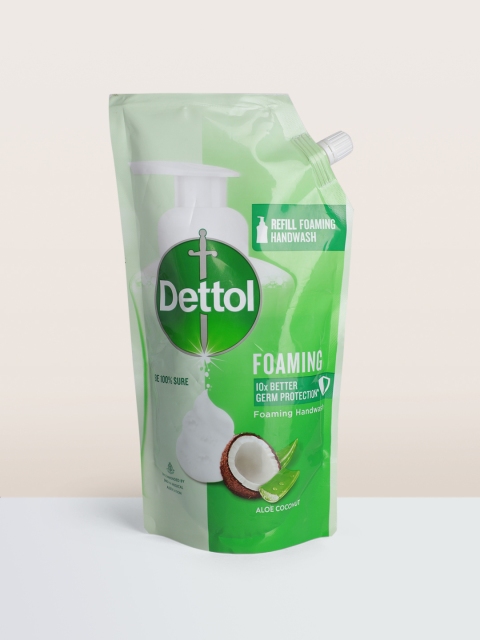 

Dettol Aloe Coconut Foaming Hand Wash Refill 700 ml, Green