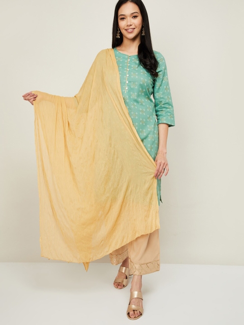 

Melange by Lifestyle Women Beige Solid Dupatta