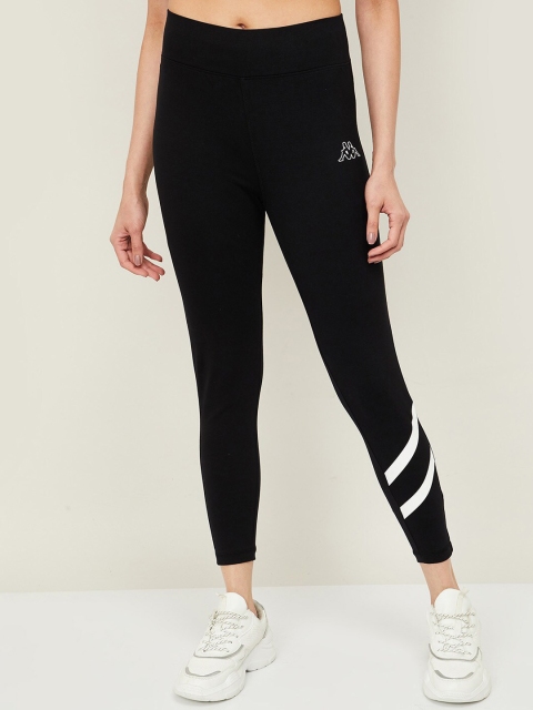 

Kappa Women Black Solid Slim-Fit Tights