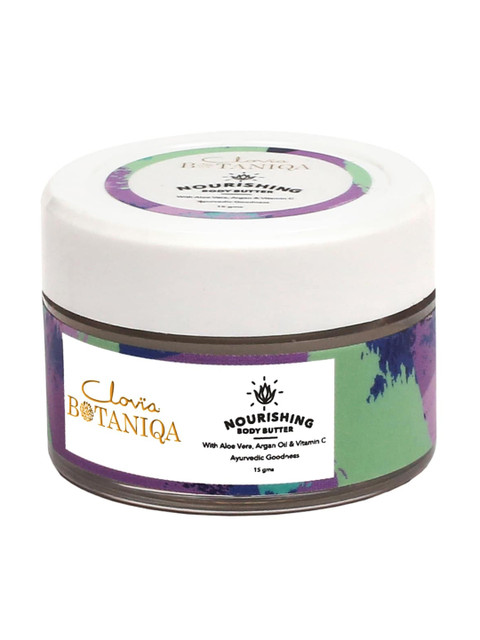 

Clovia BOTANIQA Nourishing Body Butter with Argan Oil & Vitamin C - 15 g, White