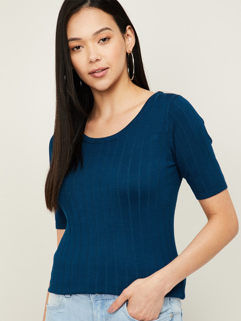 

Bossini Teal Solid Top