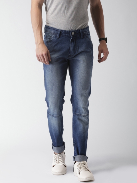 

Mast & Harbour Men Blue Slim Fit Mid Rise Clean Look Jeans
