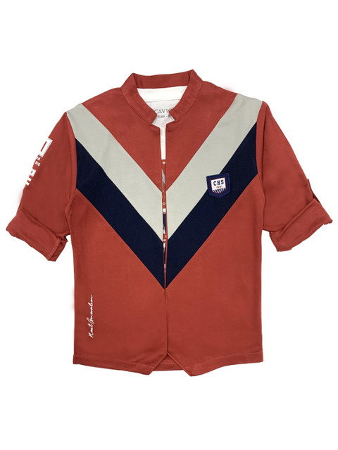 

CAVIO Boys Rust Casual Shirt